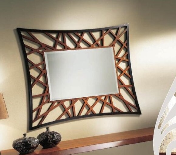 Spiegel Hängespiegel Modern Wandspiegel Möbel Spieglein Design 111x89 Neu von JV Möbel