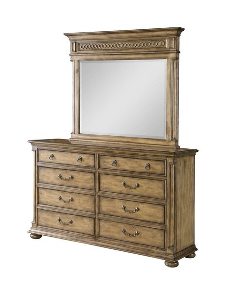 Spiegel Kommode Schrank Kommoden Anrichte Schlafzimmer Set Holz Modern von JV Möbel