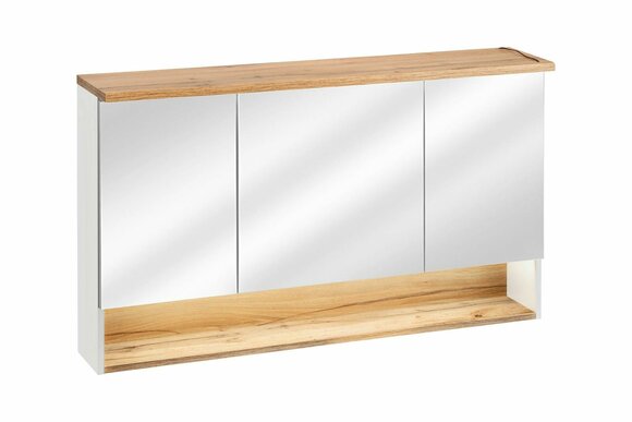 Spiegelschrank Wandschrank Badezimmerschrank mit Spiegel 120 cm LED Spiegelschrank Wandschrank Badezimmerschrank mit Spiegel 120 cm LED von JV Möbel