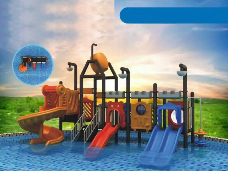 Spielhaus Garten Spielplatz Kinderspielplatz mit Rutschen Unterhaltung von JV Möbel