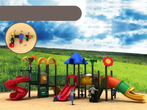 Spielplatz Spielhaus Toys Outdoor Bunter Kinderspielplatz Rutschen Spielplätze von JV Möbel