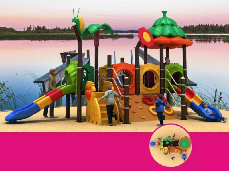 Spielturm Rutsche Turm Spielhaus Spielplatz Outdoor Kletterturm Neu von JV Möbel