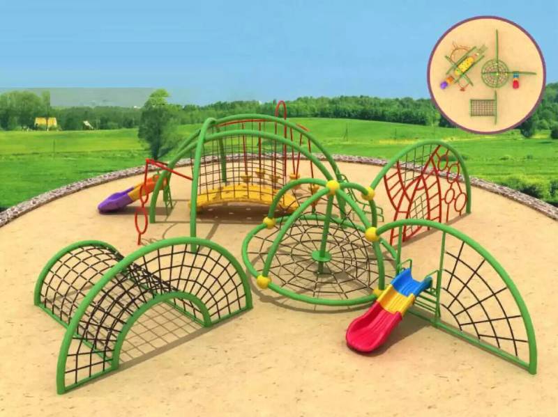 Spielturm mit Rutschbahnen Labyrinth Outdoor Sportkomplex für Kinder von JV Möbel
