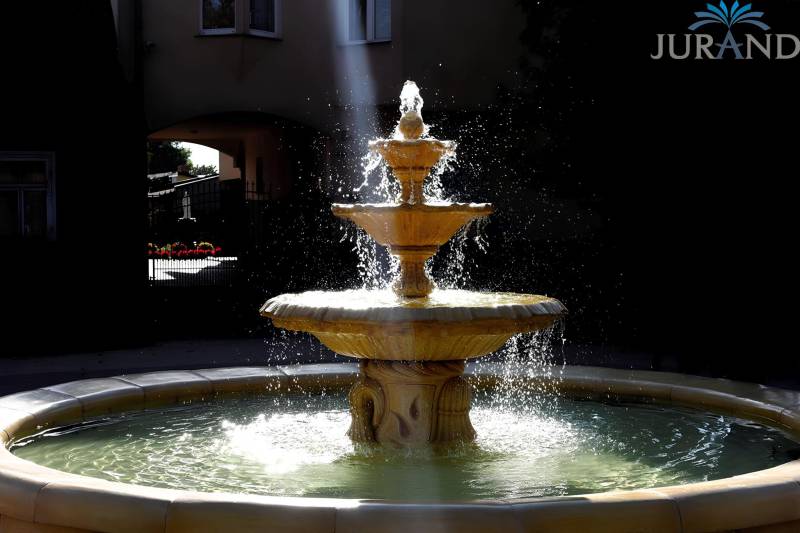 Springbrunnen Fontäne Fontaine Brunnen Wasserspiel Römische Garten Deko Neu 1030 von JV Möbel