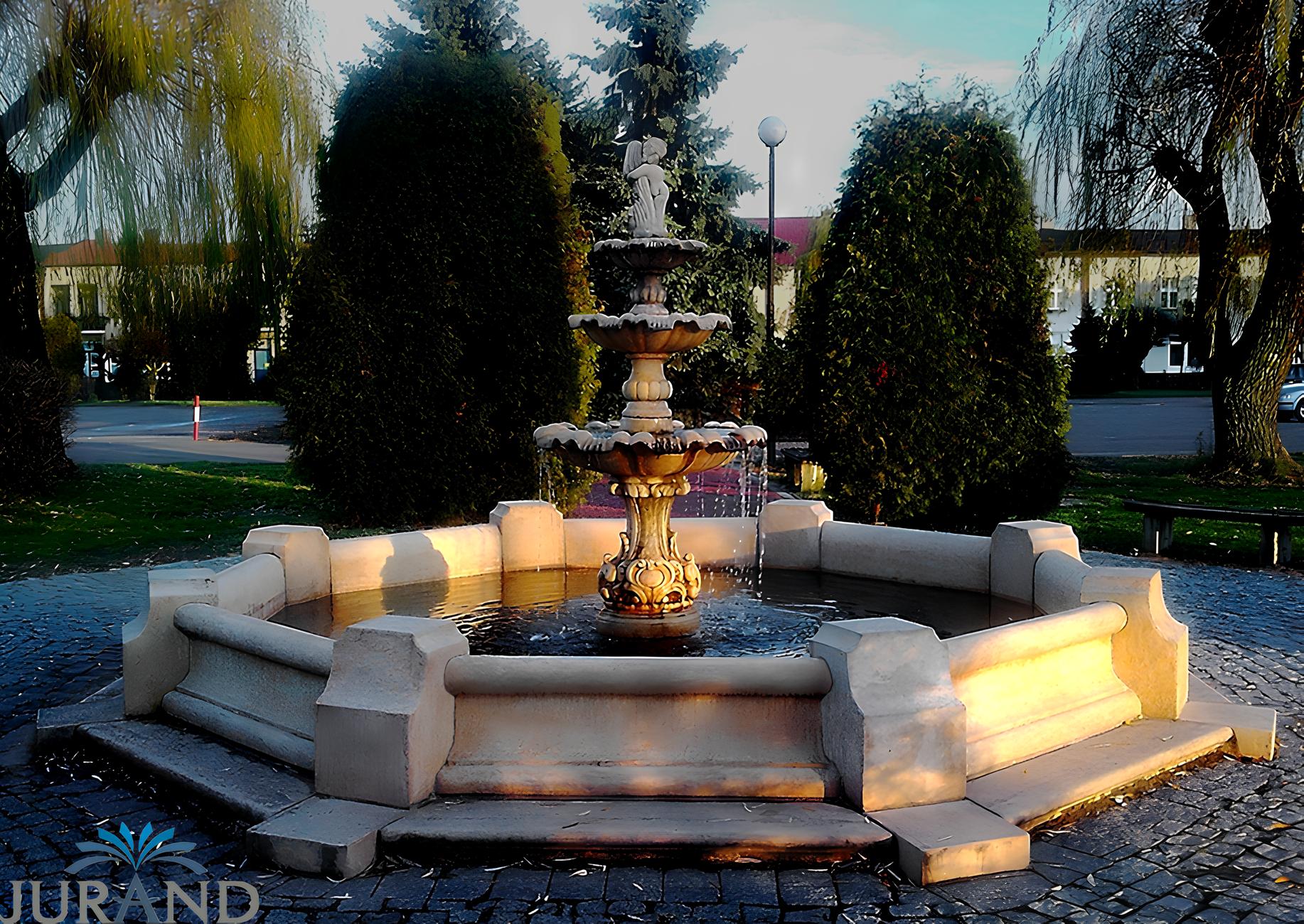 Springbrunnen Fontäne Zierbrunnen Garten 1011 Deko Brunnen 190 cm Steinguss Springbrunnen Fontäne Zierbrunnen Garten 1011 Deko Brunnen 190 cm Steinguss von JV Möbel