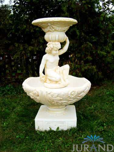 Springbrunnen Fontäne Zierbrunnen Garten 1013 Deko Brunnen 149 cm Steinguss Springbrunnen Fontäne Zierbrunnen Garten 1013 Deko Brunnen 149 cm Steinguss von JV Möbel