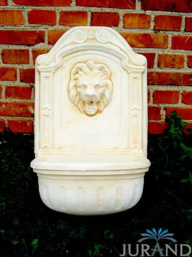 Springbrunnen Fontäne Zierbrunnen Garten Deko 1032 Wand Brunnen 77 cm Steinguss von JV Möbel