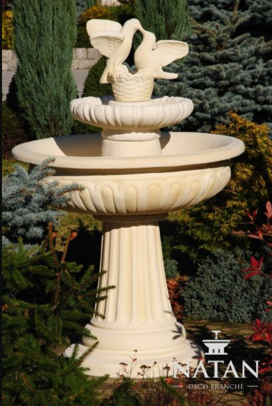 Springbrunnen Froschbrunnen Brunnen Steinbrunnen Gartenbrunnen von JV Möbel
