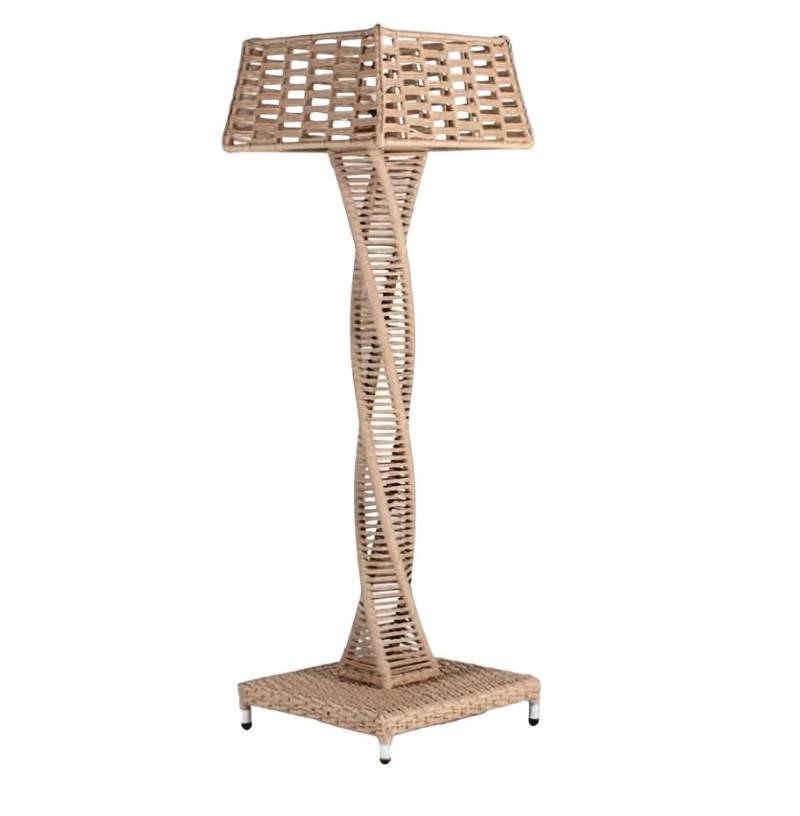 Stehlampe Beige Rattan Modern Luxuslampen Stehlampenständer stilvoll Lampe von JV Möbel