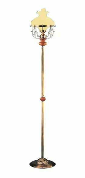 Stehlampe Standlampe Stand Luxus Leuchten Lampe Lampe Gold Glas 185 cm von JV Moebel
