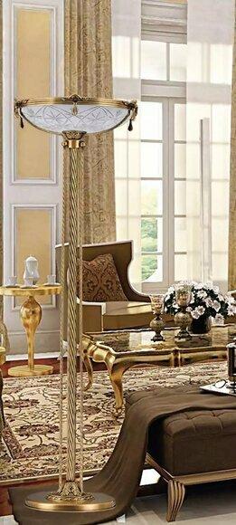 Stehlampe Standlampe Stand Luxus Leuchten Lampen Lampe Gold 170 cm von JV Moebel