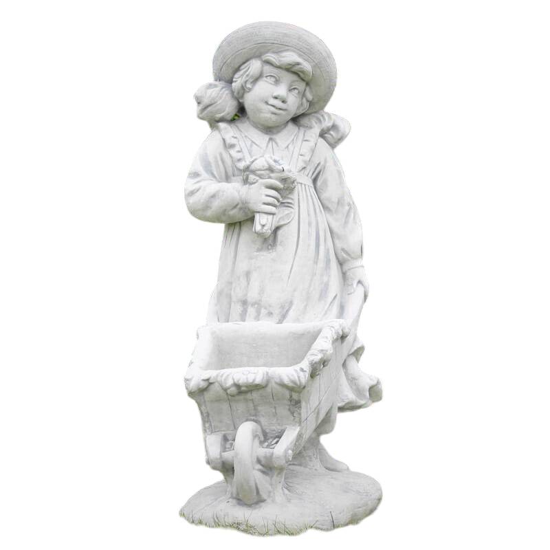 Stein Blumentopf Skulptur Topf Pflanzgefäß Blumenkasten Kübel Blumentopf 2040 von JV Möbel