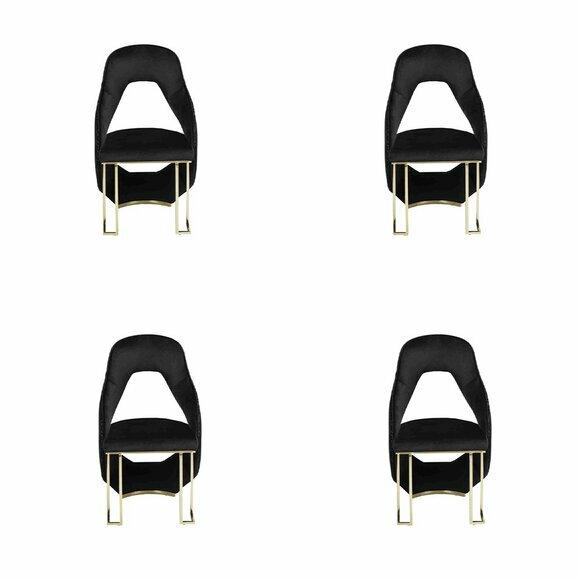 Stilvoll schwarz 6x Stühle Esszimmerstuhl Küchenstuhl Stuhl Luxus Neuheit Stuhl Stilvoll schwarz 6x Stühle Esszimmerstuhl Küchenstuhl Stuhl Luxus Neuheit Stuhl von JV Moebel