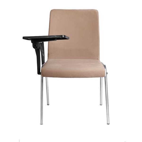 Stilvoller Beige Sessel Moderner Sessel Top-Qualität Design Bürostuhl neu von JV Möbel
