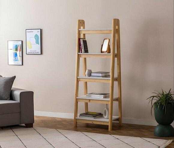 Stilvoller Beiger Bücherschrank Designer Aktenschrank Wohnzimmer Möbel von JV Moebel