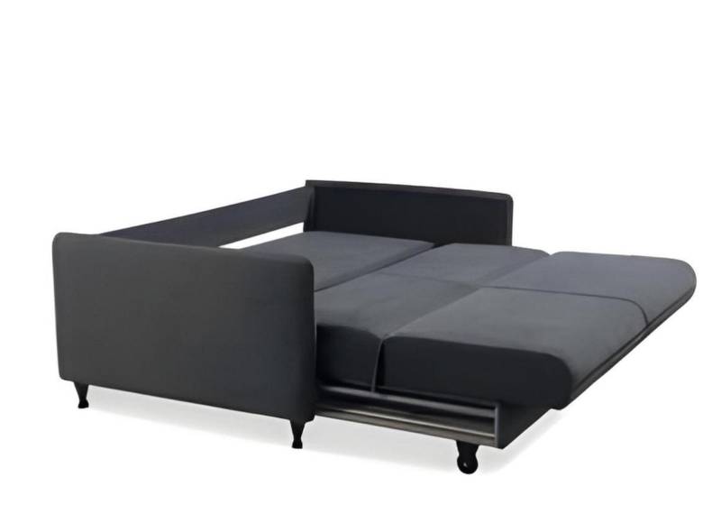 Stoff Sofa 2 Sitzer Couch Textil Schlafsofa Polster Garnitur Bettfunktion von JV Möbel