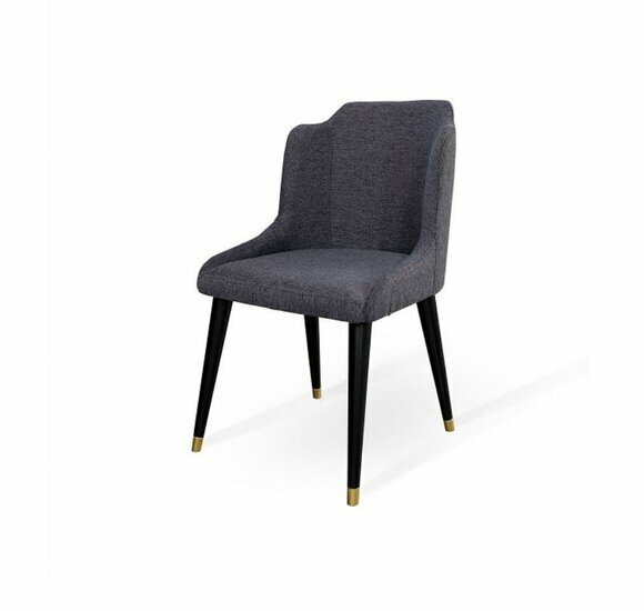 Stühle Luxus Design Polster Stuhl Lehn Sitz Büro Möbel Neu Esszimmer Holz Möbel von JV Möbel