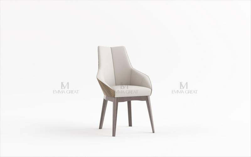 Stuhl 1x Ess Zimmer Polster Stuhl Sessel Fernseh Lounge Club Leder Textil von JV Möbel