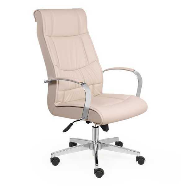 Stuhl Beige Bürostuhl Schreibtisch Drehstuhl Sessel Stühle Chefsessel Büro von JV Möbel