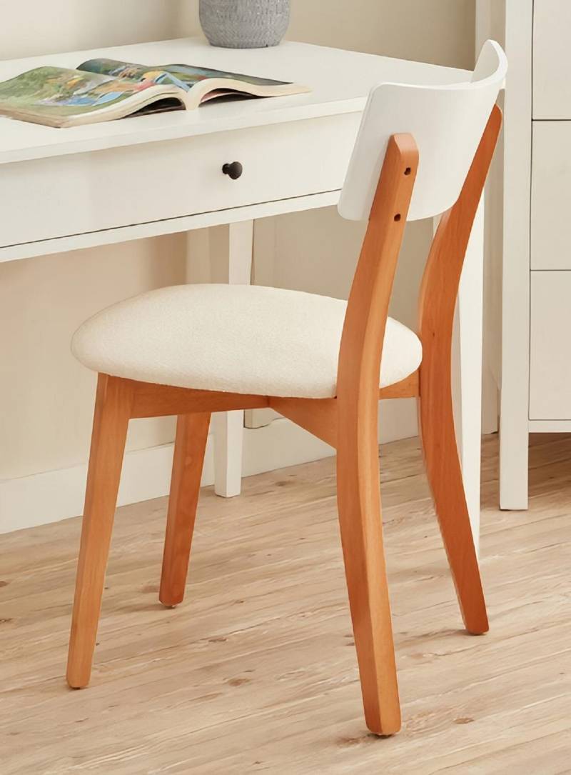 Stuhl Essstuhl Polsterstuhl Weiß Holzmöbel Wohnzimmer Schlafzimmer von JV Möbel