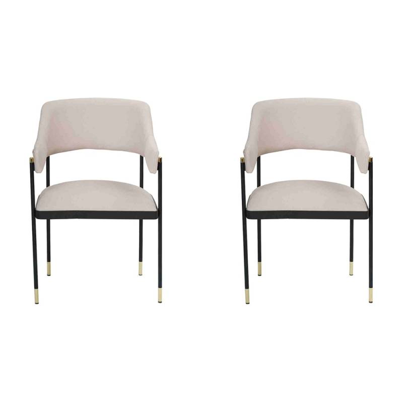 Stuhl Esszimmerstuhl 2x Stühle Weiße Küchenstuhl Lehnstuhl Luxus Modern von JV Moebel