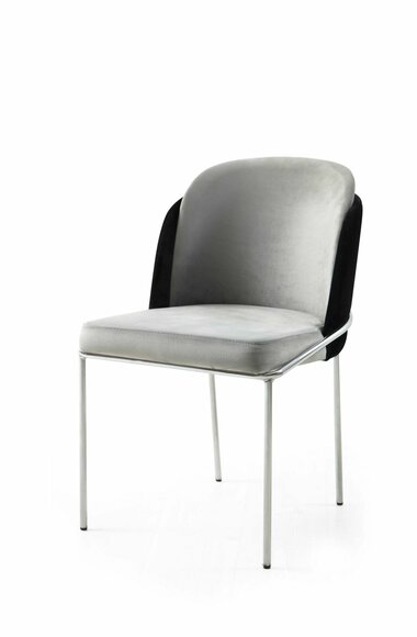 Stuhl Esszimmerstuhl Küchenstuhl Lehnstuhl Luxus Grau Modern Esszimmer von JV Möbel