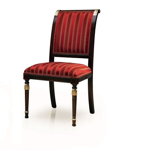 Stuhl Sitz Polster Stuhl Italien Luxus Esszimmer Stühle Textil Holz 1x Lehnstuhl von JV Möbel