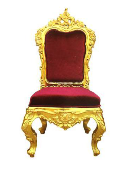 Stuhl Thron Sessel Set Esszimmer Designer Holz Antik Stil Barock Rokoko von JV Möbel