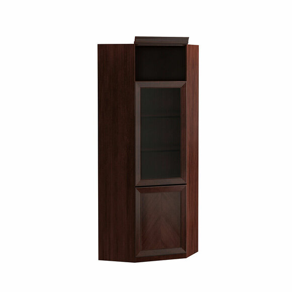 System Büro Möbel Eck Vitrine Aktenschrank Klassischer Holz Schrank Regal System Büro Möbel Eck Vitrine Aktenschrank Klassischer Holz Schrank Regal von JV Möbel