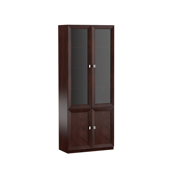 System Büro Möbel Vitrine Aktenschrank Klassischer Holz Schrank Regal von JV Möbel