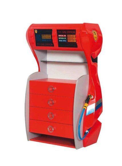 Tankstelle Kommode mit Schubladen Kinderzimmer Modern Möbel Regal Holz Zimmer von JV Möbel