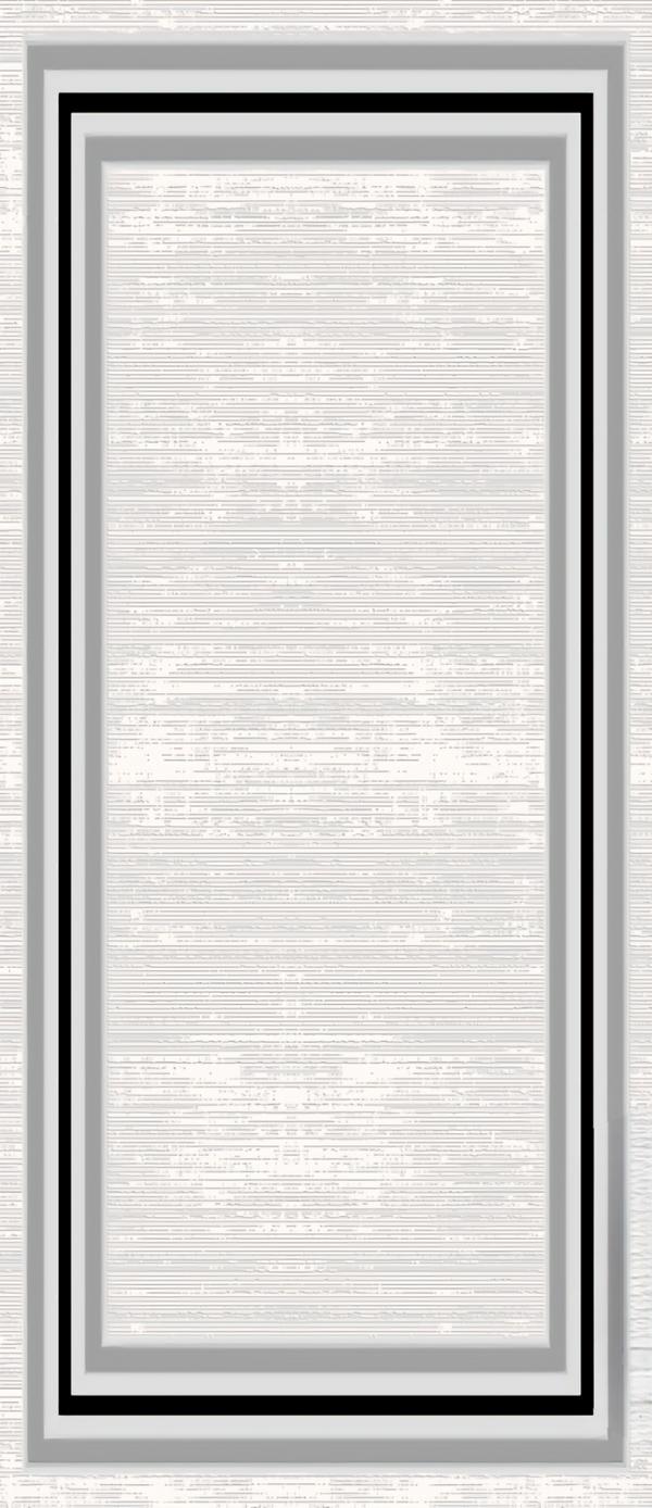 Teppich Bodenteppich Kurzflor Bordüre Ornament Grau Schwarz Flur Foyer Teppiche von JV Möbel
