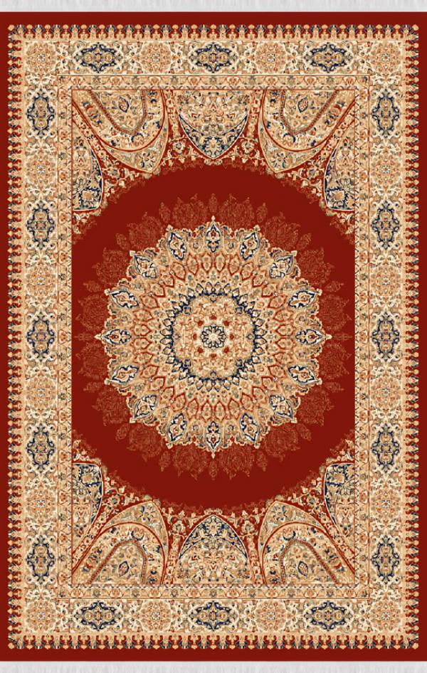 Teppiche Flachgewebe Teppich Abstrakte Designer Orientteppich 150x233 Rot von JV Möbel