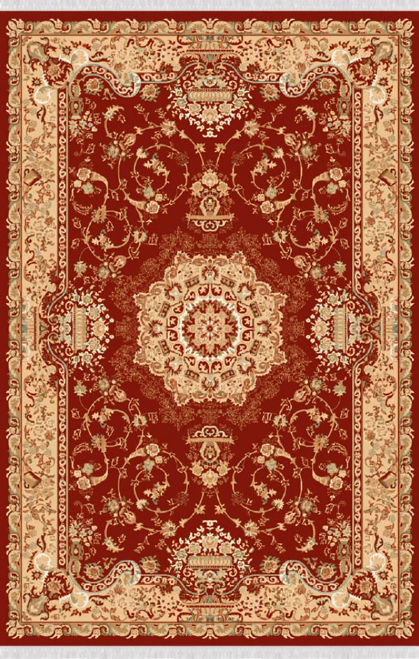 Teppiche Flachgewebe Teppich Abstrakte Designer Orientteppich 160x230 Rot von JV Möbel