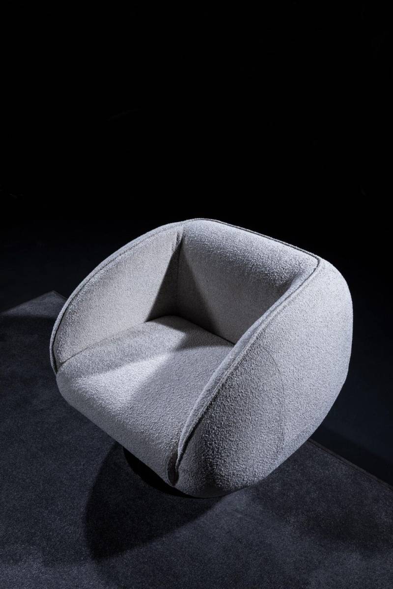 Textil Sessel 1 Sitzer Polstersessel Modern Design Luxus Wohnzimmer von JV Möbel
