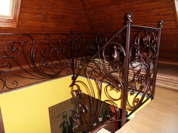 Treppengeländer Handlauf Echen Holz Metall Maßanfertigung Geländer Modell #176 von JV Möbel