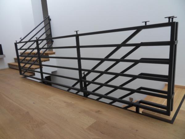 Treppengeländer Handlauf Echen Holz Metall Maßanfertigung Geländer Modell #434 von JV Möbel