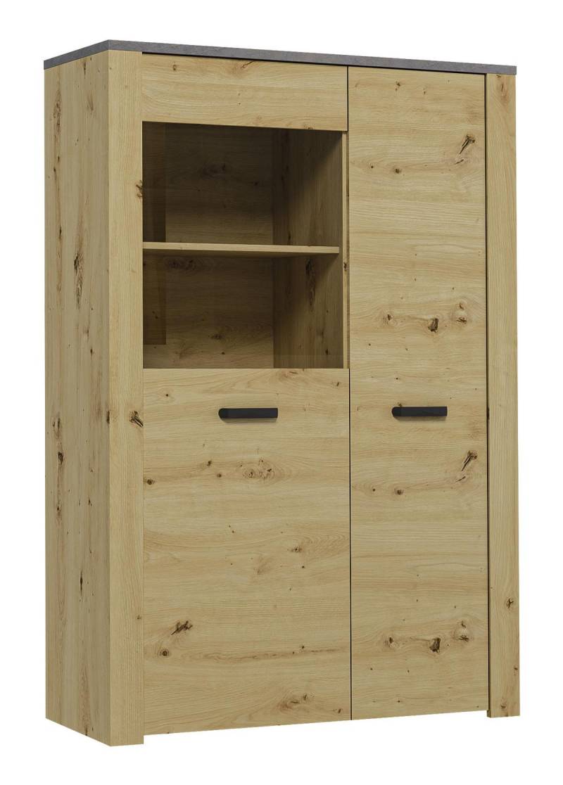 Vitrine Design Wohnzimmer Schrank Bar Anrichte Landhaus Vitrinen Holz Schränke von JV Möbel