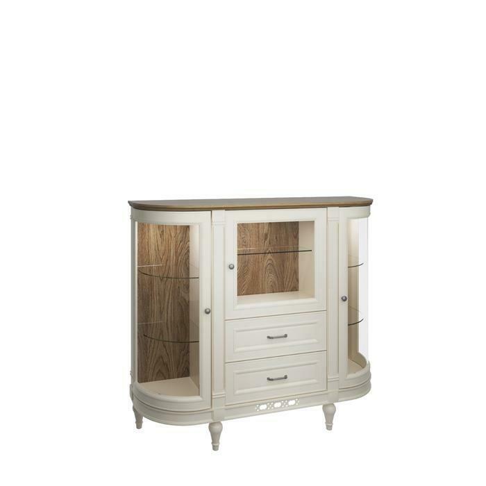 Vitrine Kommode Schrank Vitrinen Wohnzimmer Schau Schränk Design Anrichte Sofort von JV Möbel