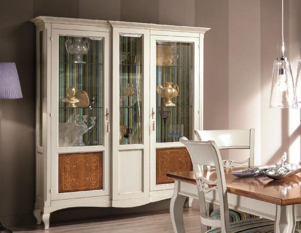 Vitrine Schrank Regal Wohnzimmer Bücherregal Holz Büroschrank von JV Möbel