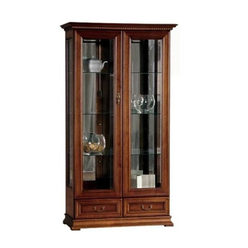 Vitrine Schrankregal Regalvitrine Glasdisplay Vitrinenschrank Glasvitrine von JV Möbel