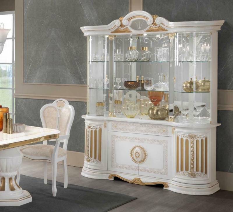 Vitrine xxl Schrank Vitrinen Schau Schränke Design Italienische Möbel von JV Möbel