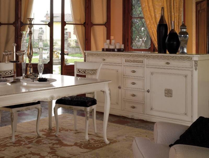 Vitrinen Anrichte Küchenbüfett Landhaus Regal Anrichte Schrank Buffet Vitrine von JV Möbel