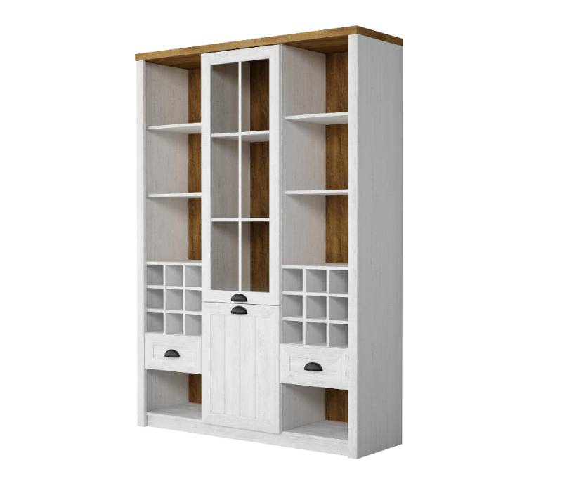 Vitrinen Glas Bar Schrank Haus Bücher Schränke Wand Regal Holz Vitrine Möbel xxl von JV Möbel