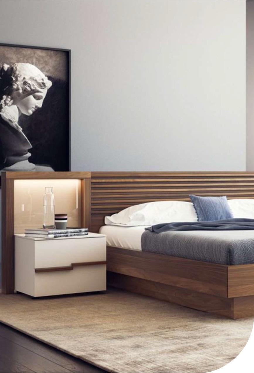 Walnuss Natur Nachttisch Schlafzimmer Beistelltische Luxus Walnuss Natur Nachttisch Schlafzimmer Beistelltische Luxus von JV Möbel