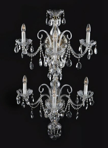 Wandleuchte Bohemia Luster Antik Stil Kronleuchter Wand Lampen Wandlampe Wandleuchte Bohemia Luster Antik Stil Kronleuchter Wand Lampen Wandlampe von JV Möbel