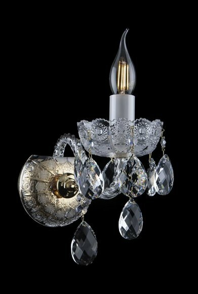 Wandleuchte Bohemia Luster Antik Stil Wand Lampen Wandlampe Neu von JV Möbel