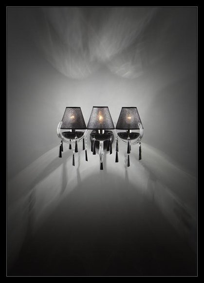Wandleuchte Bohemia Wandlampe Klassische Wandkronleuchter Doppel von JV Möbel