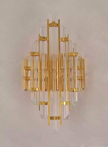 Wandleuchte Design Flur Lampen WohnZimmer Luxus neu gold von JV Moebel