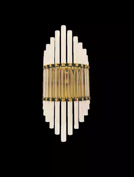 Wandleuchte Design Wandlampe Leuchte Luxus Lampe Wandlampen Kristall von JV Moebel